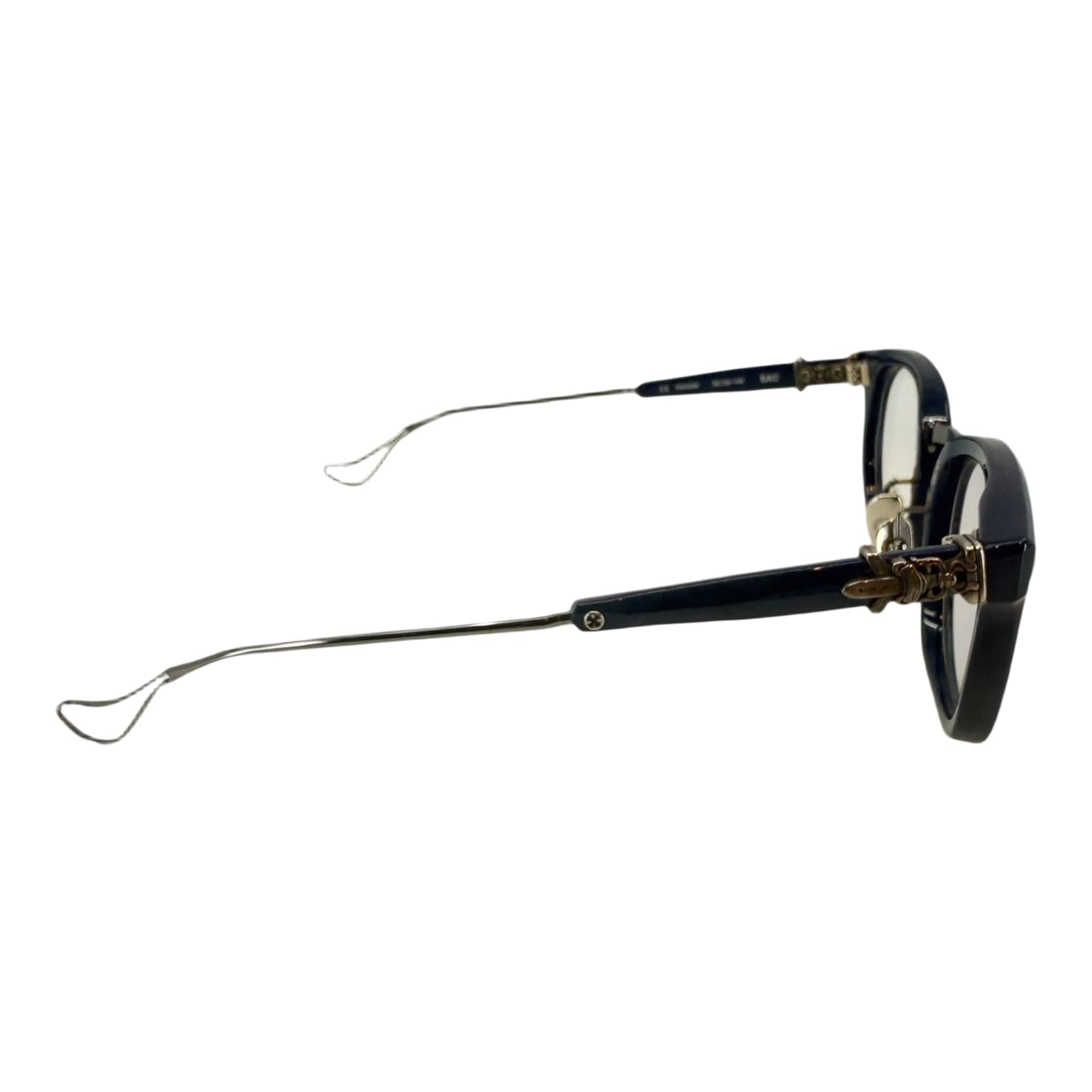 Chrome Hearts Sac Peacock Blue/Silver Glasses