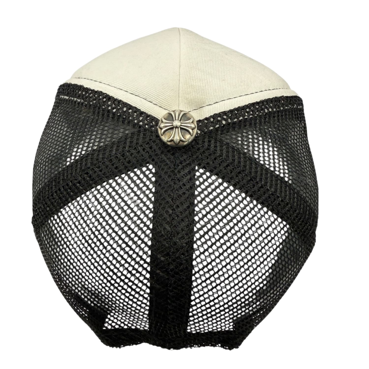 Chrome Hearts FUCK Hollywood Trucker Hat Black/White