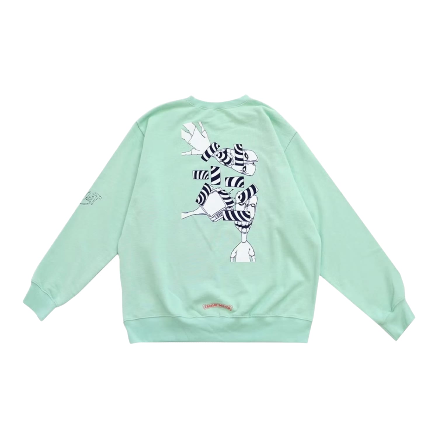 Chrome Hearts Matty Boy Lust Crewneck Sweatshirt Seafoam