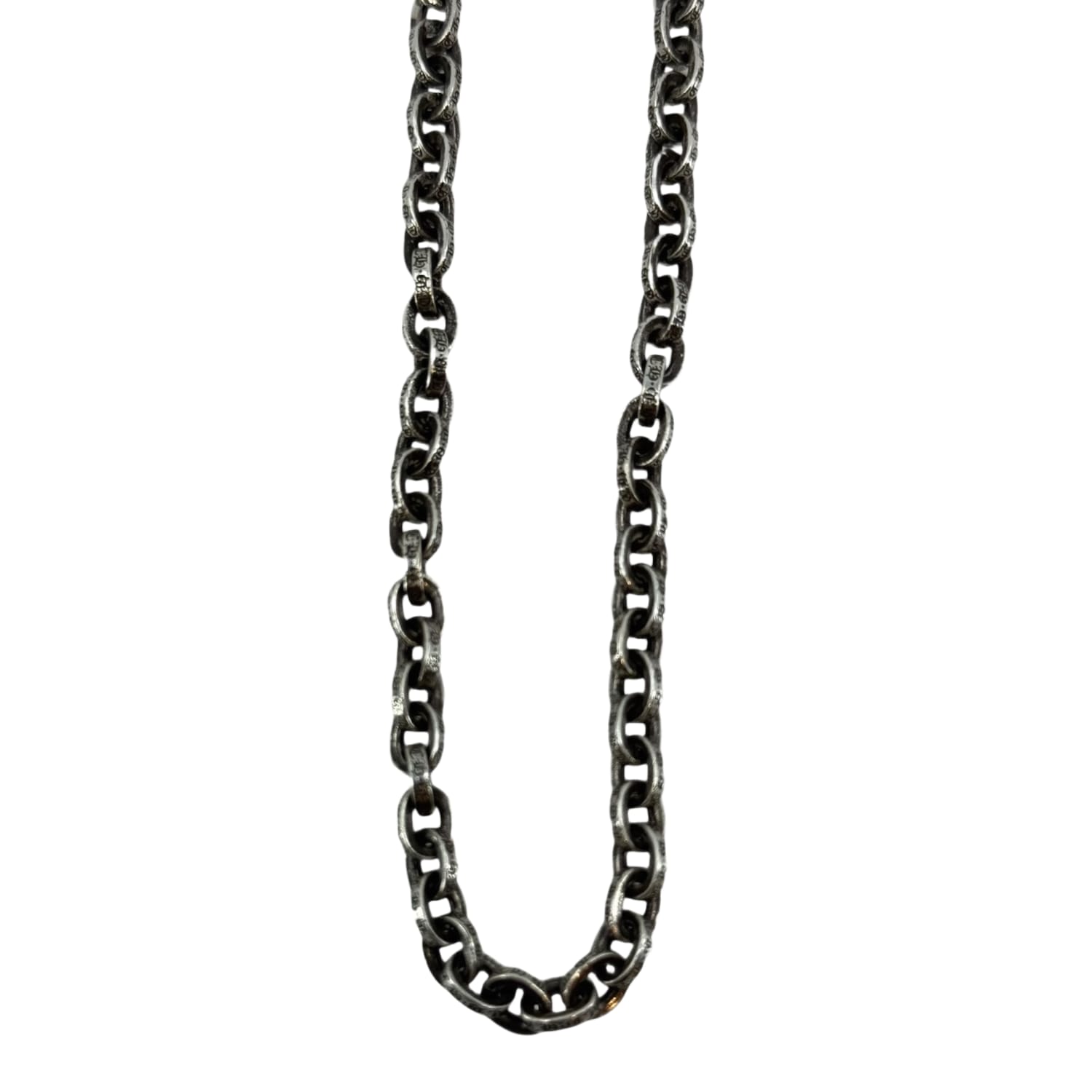Chrome Hearts Silver Paper Chain Bracelet - 8 Inches
