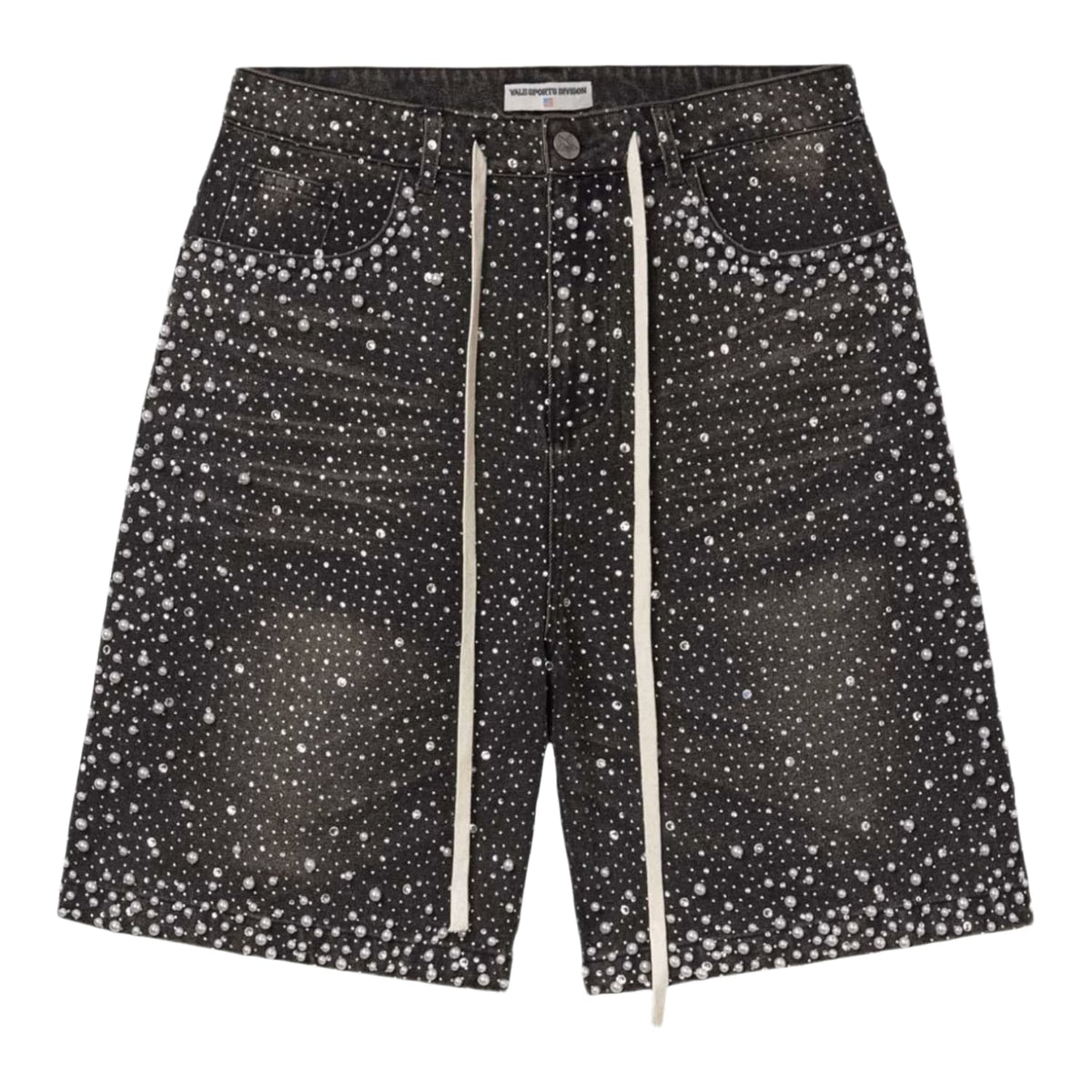 Vale Forever Rainstorm Mid Jorts Black