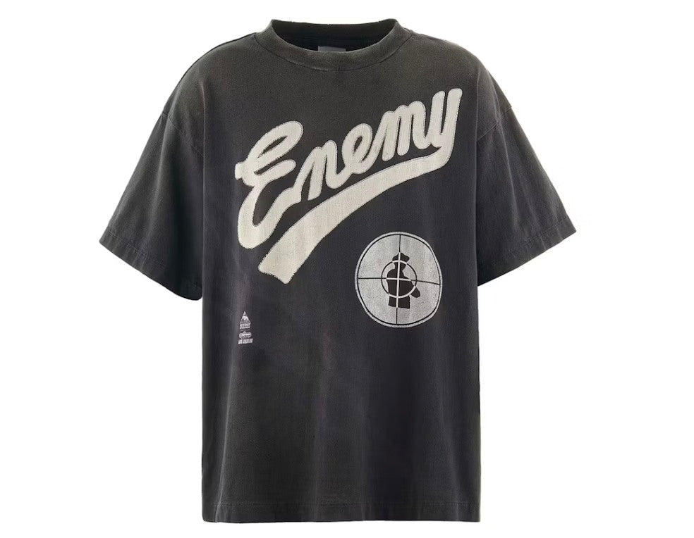 Saint Michael x Public Enemy T-Shirt Black