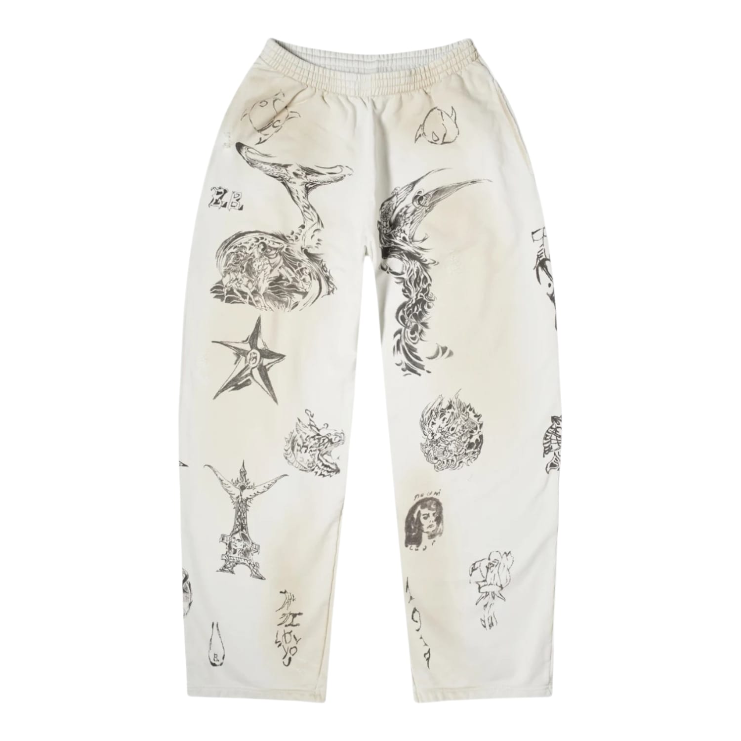 Balenciaga Tattoo Heavy Molleton Sweatpants