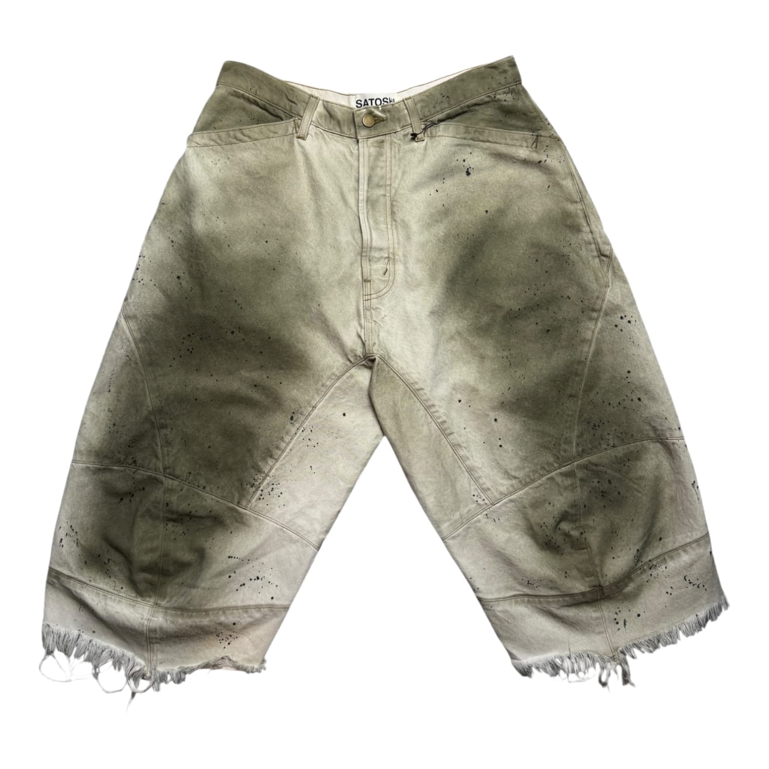 Satoshi Nakamoto Paint Splatter Carpenter Shorts