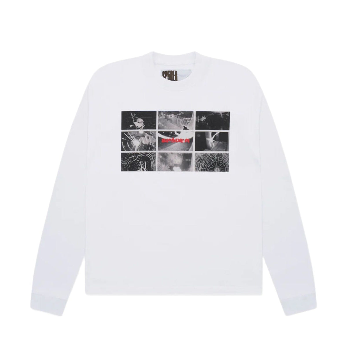 Sp5der Web Monitor L/S Heavyweight Tee White