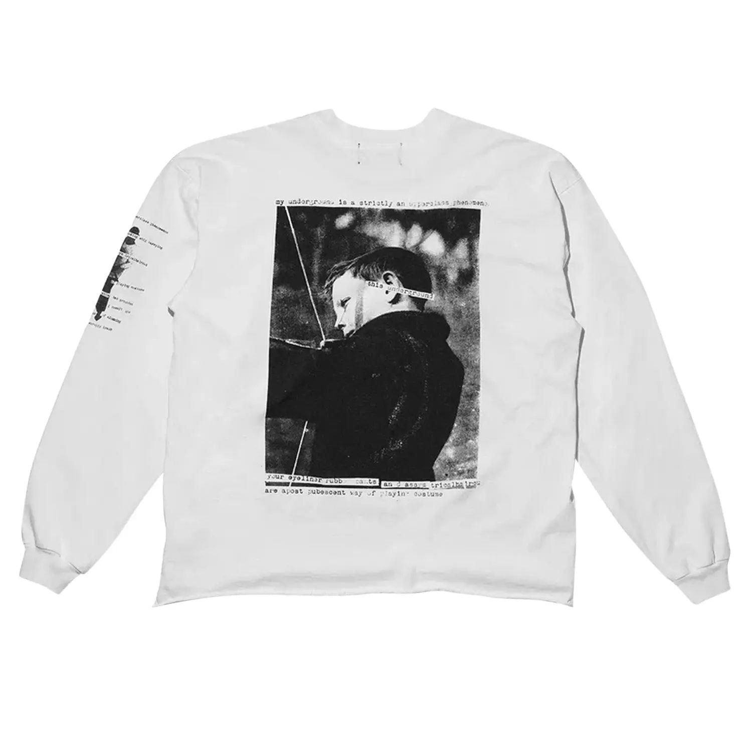 Enfants Riches Déprimés My Underground/Tricycle Long-Sleeve T-Shirt Faded White