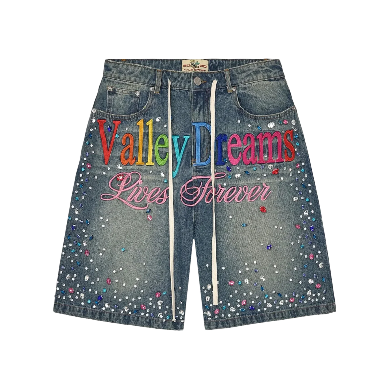 Vale Forever Ice Cream Jorts Light Rinse