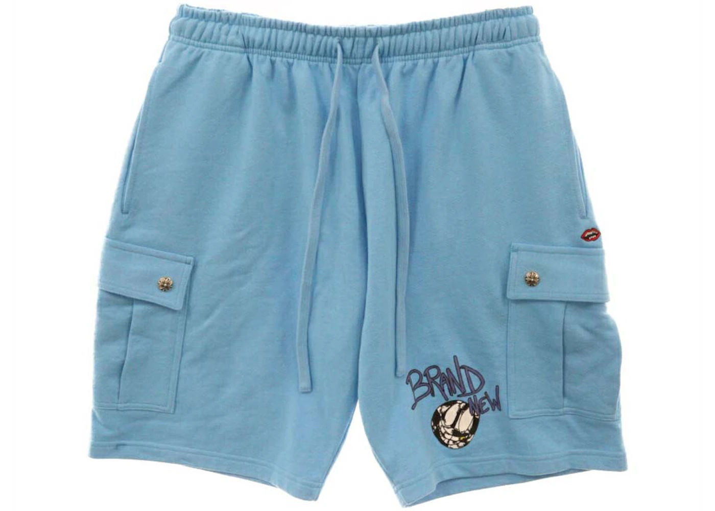 Chrome Hearts x Matty Boy Brain New Shorts Blue