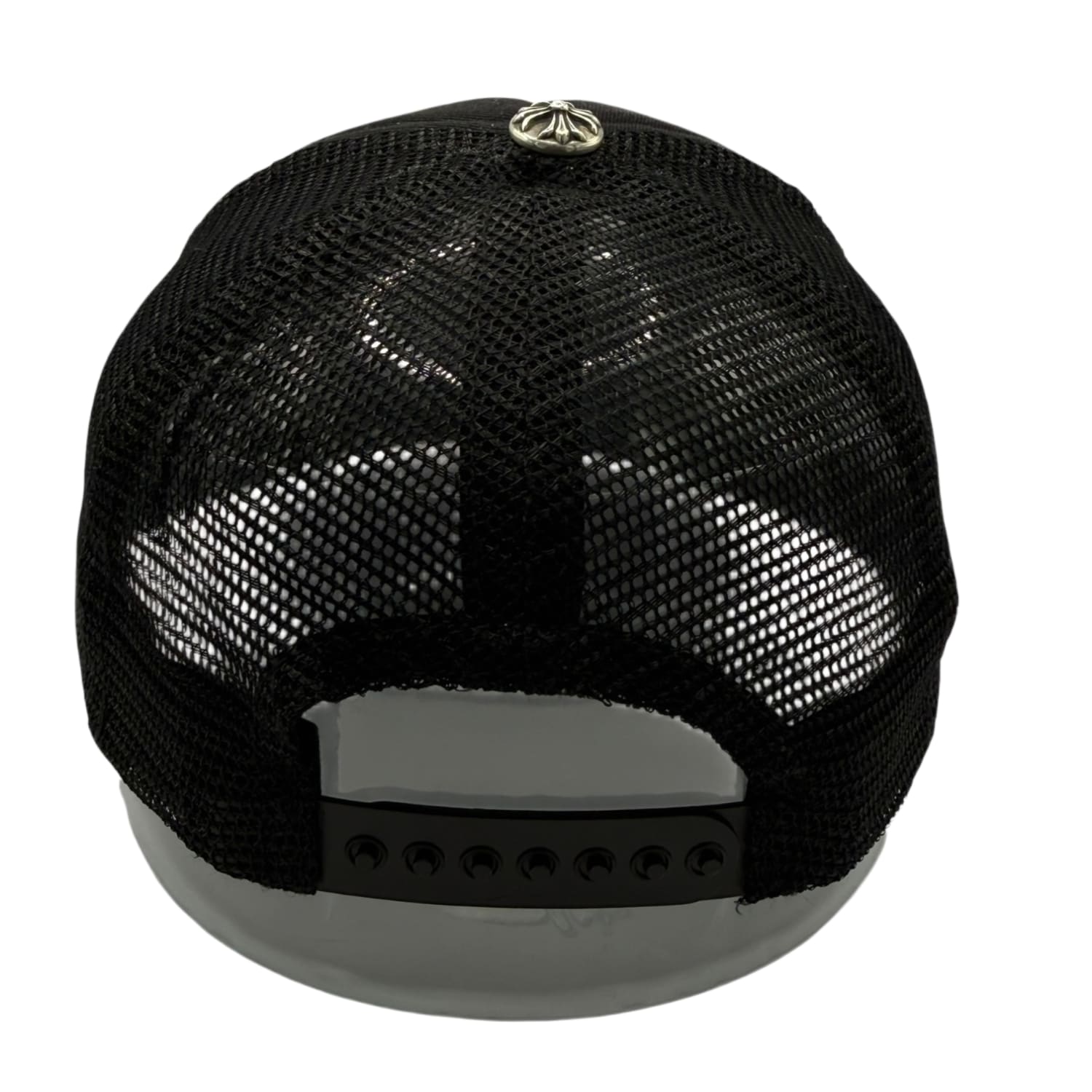 Chrome Hearts FUCK Hollywood Trucker Hat Black/Black