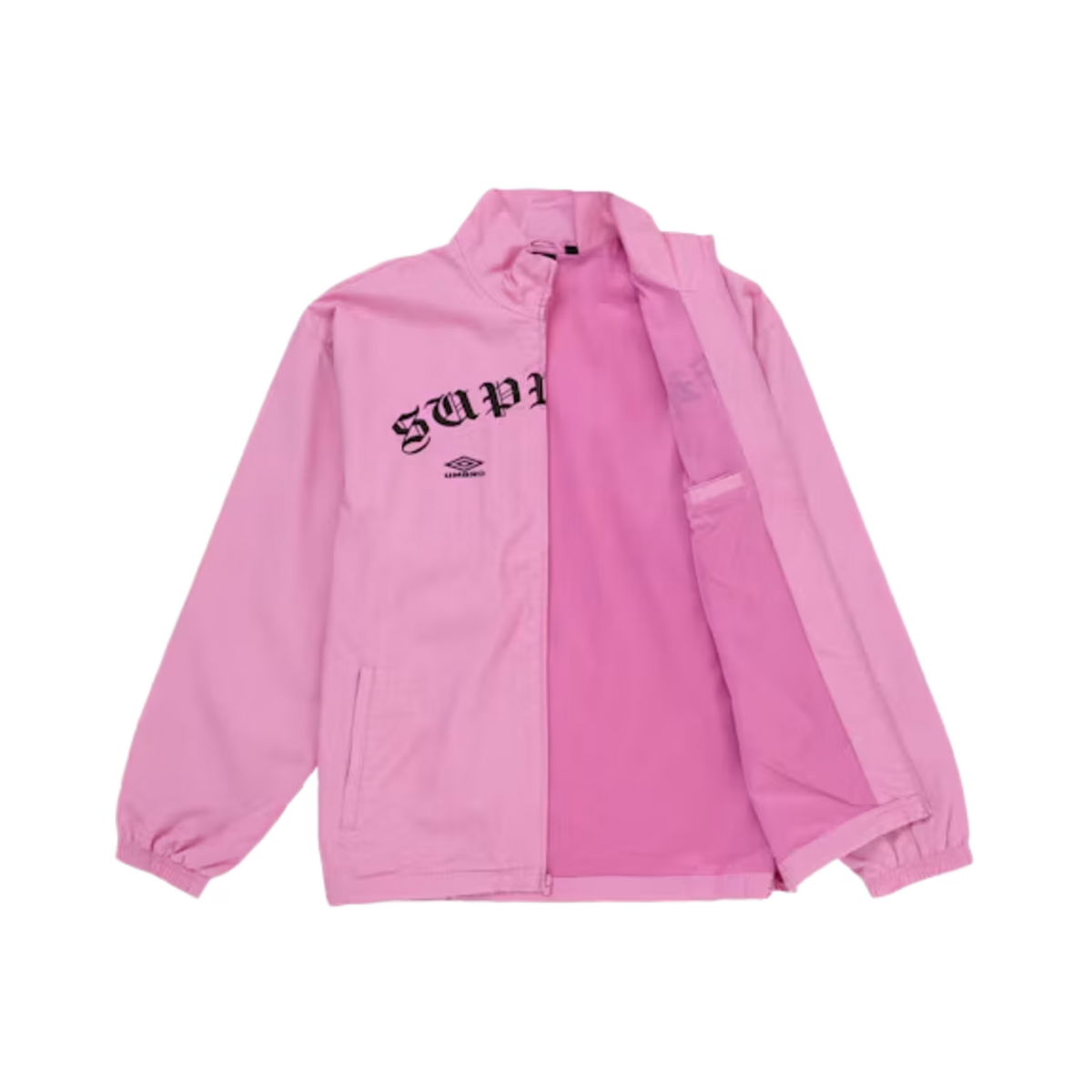 Supreme Umbro Cotton Ripstop Track Jacket Pink