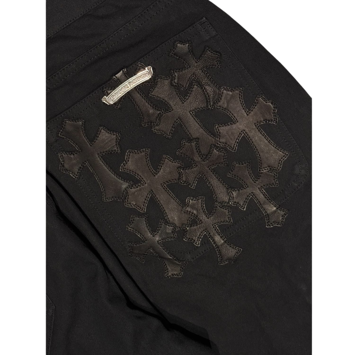 Chrome Hearts Cross Patch Double Knee Carpenter Pants