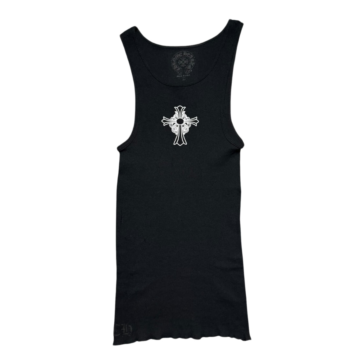 Chrome Hearts Hairy Cross Rib Tank Black