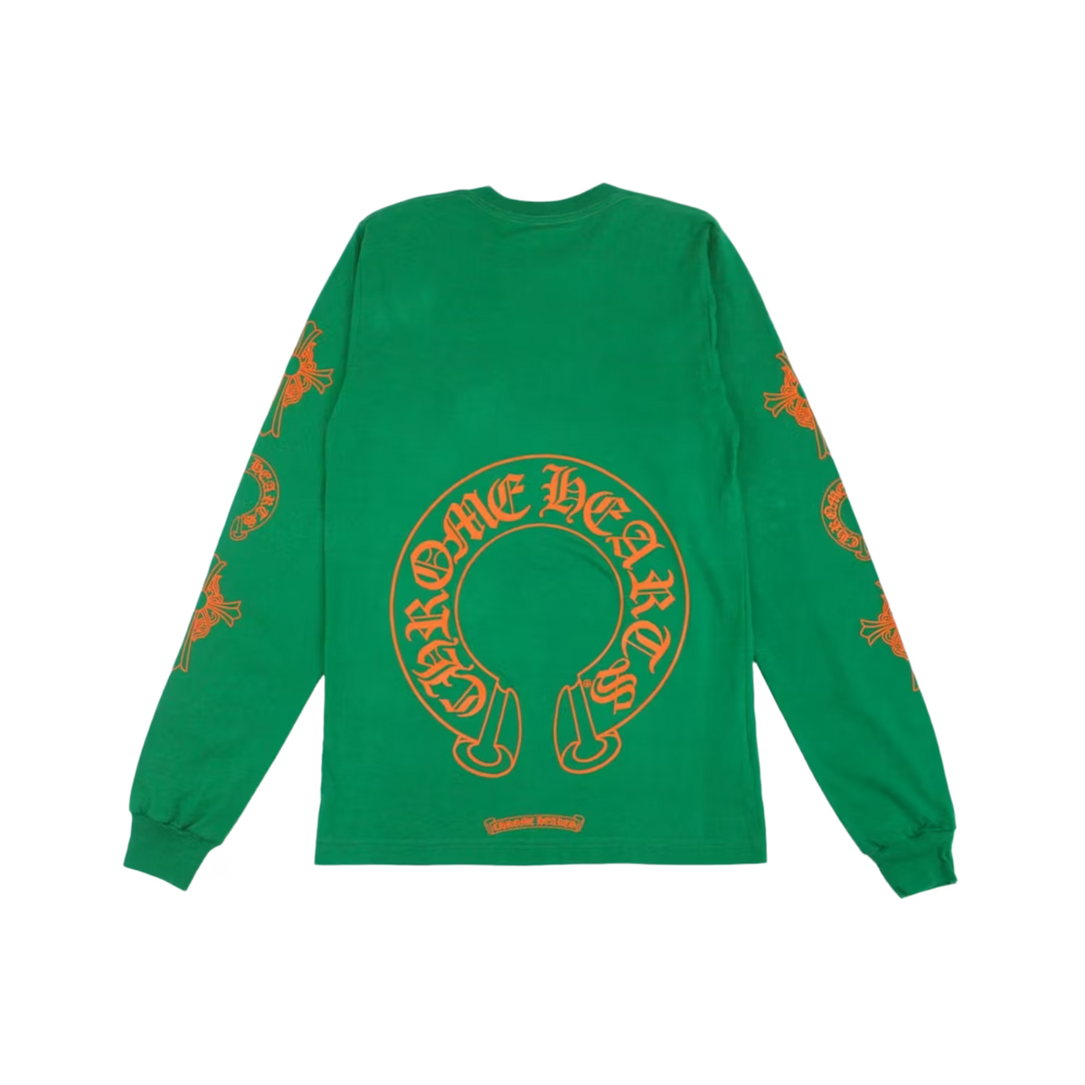 Chrome Hearts Horseshoe L/S T-shirt Green/Orange