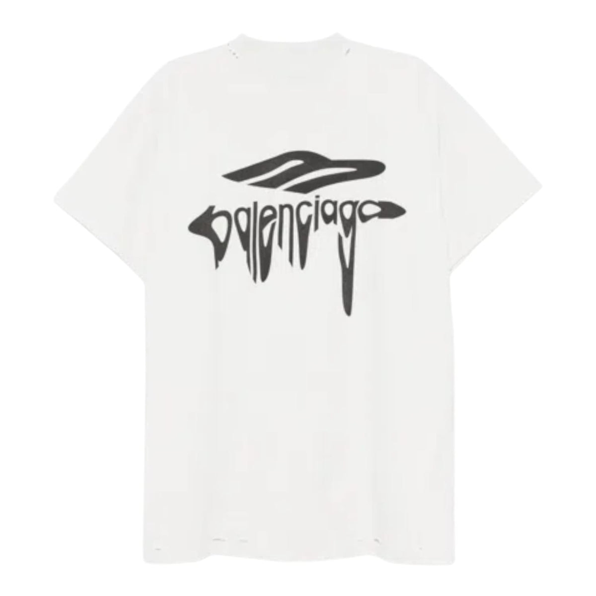 Balenciaga 3B Liquefied T-Shirt White