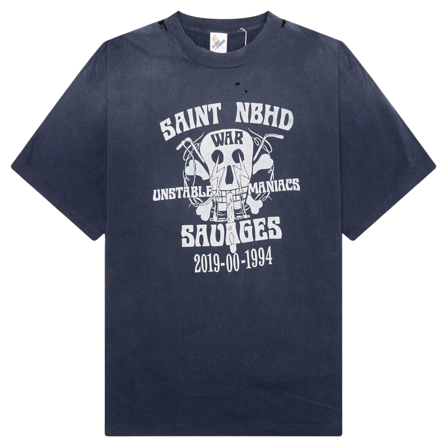 Saint Michael Neighborhood Mx6 STHD Saint NBHD T-Shirt Navy