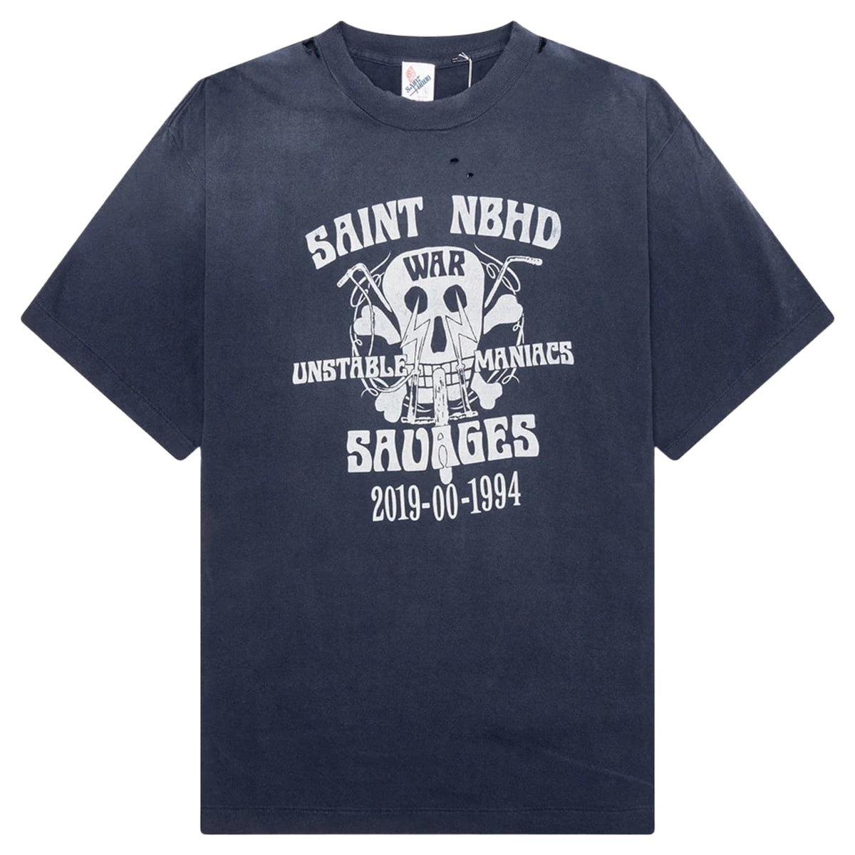 Saint Michael Neighborhood Mx6 STHD Saint NBHD T-Shirt Navy