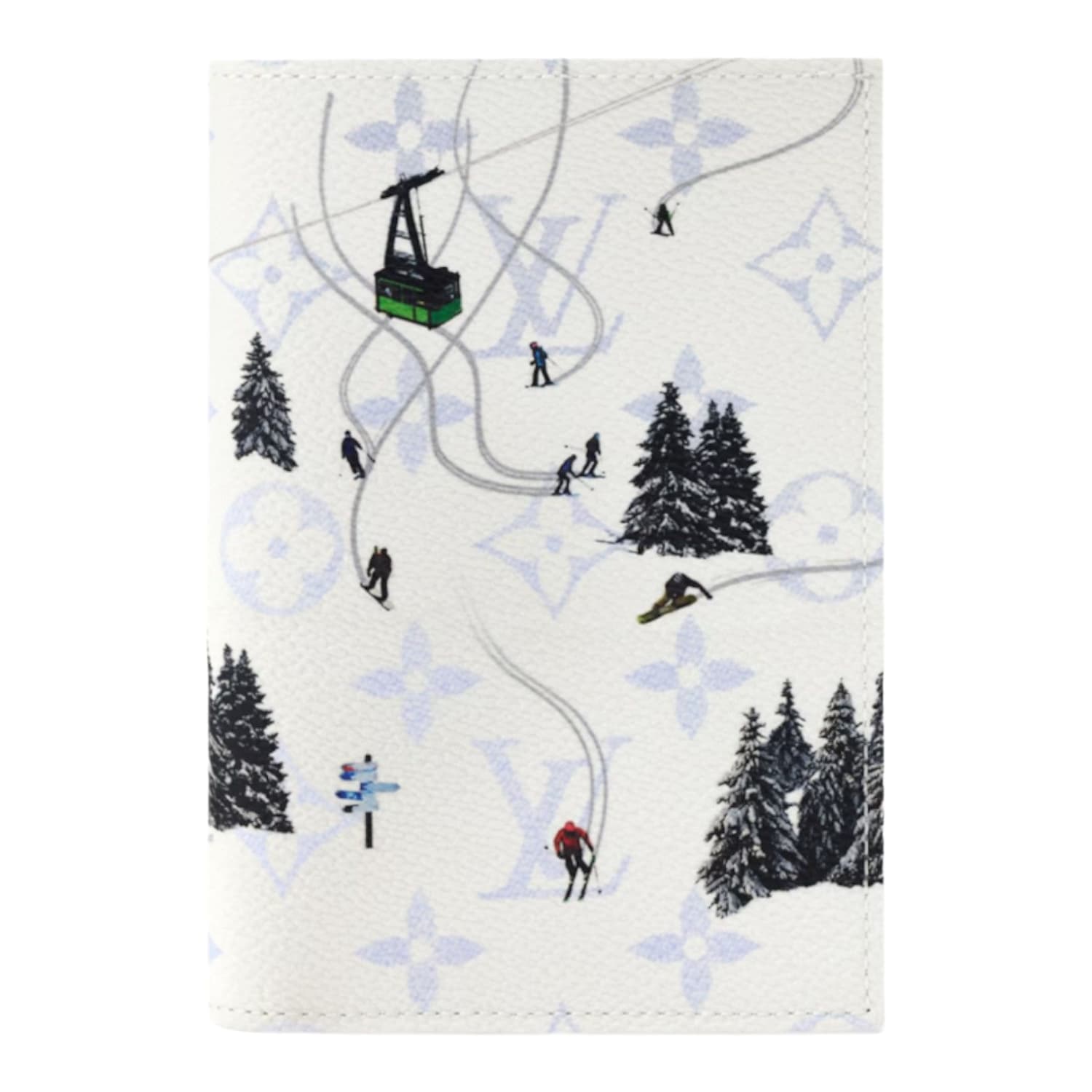 Louis Vuitton Ski Passport Cover White