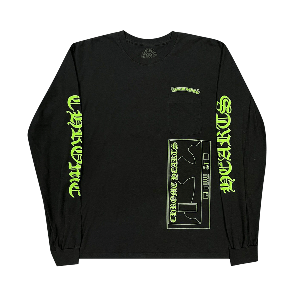 Chrome Hearts Aoyama Tokyo Vending Machine Long-Sleeve 'Black/Yellow'