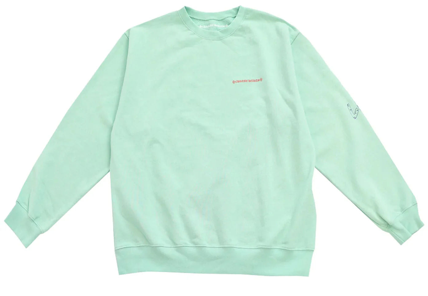 Chrome Hearts Matty Boy Lust Crewneck Sweatshirt Seafoam