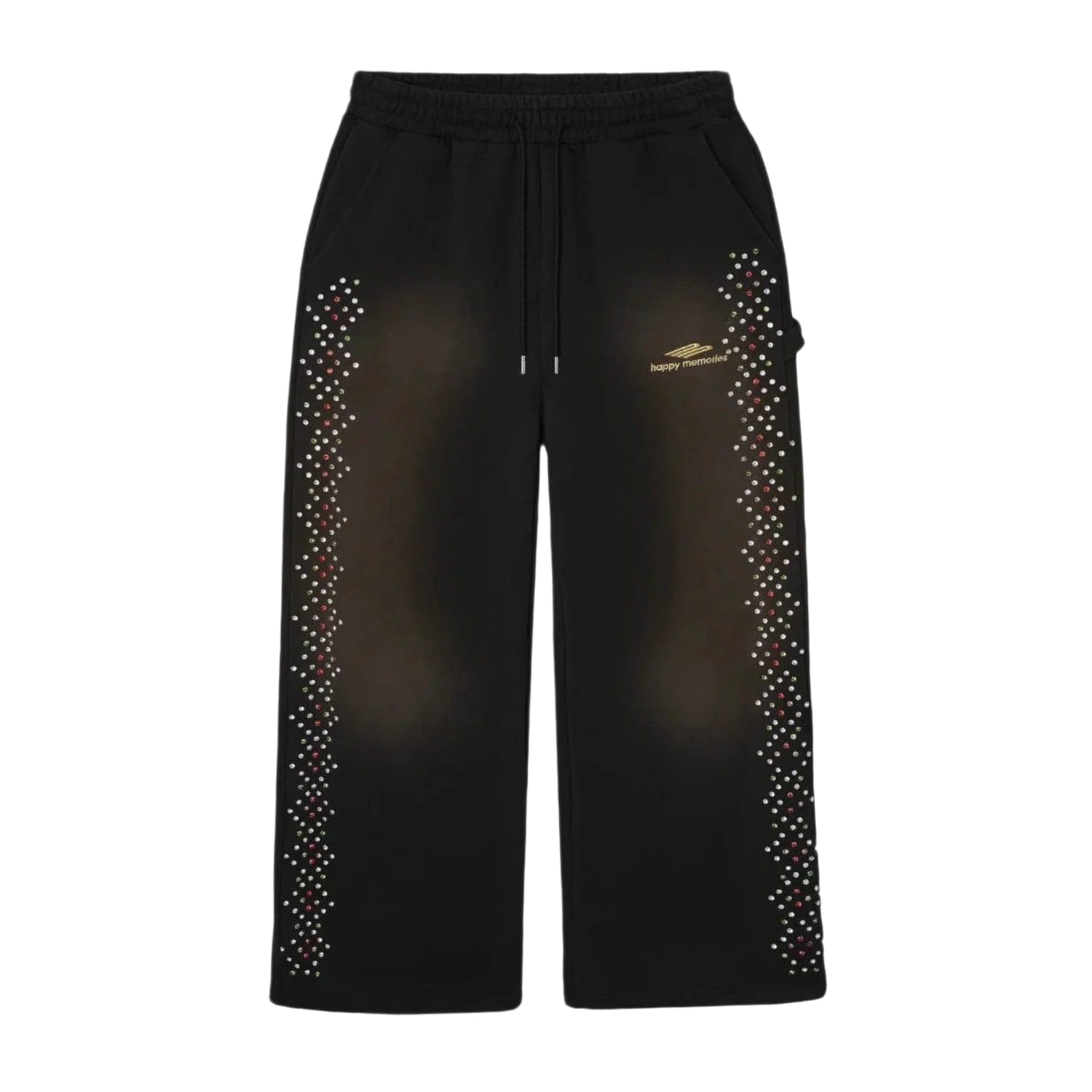 Happy Memories Don't Die HMDD Crystal Sweatpants Black