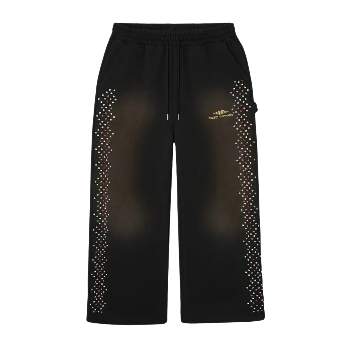 Happy Memories Don't Die HMDD Crystal Sweatpants Black