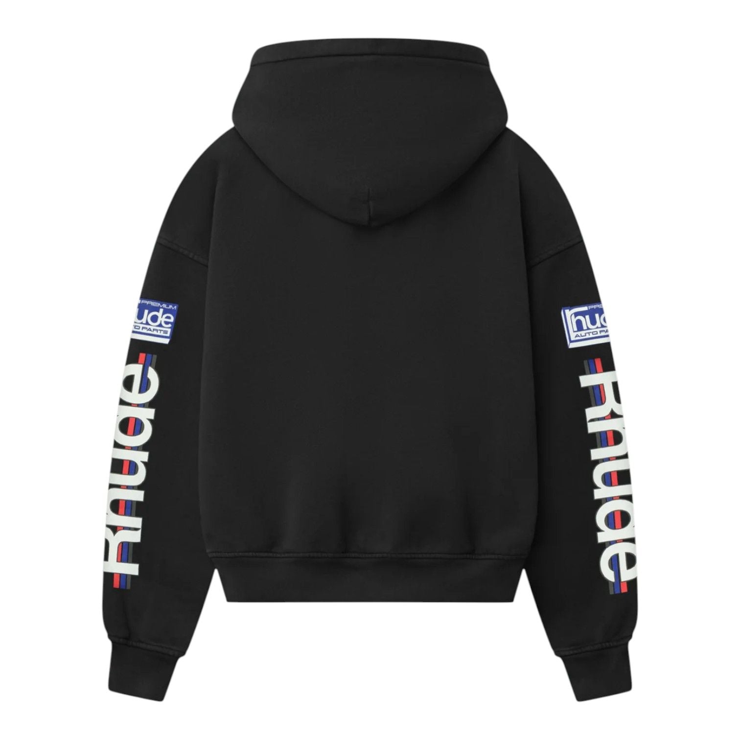 Rhude Petrol Patch Hoodie Black