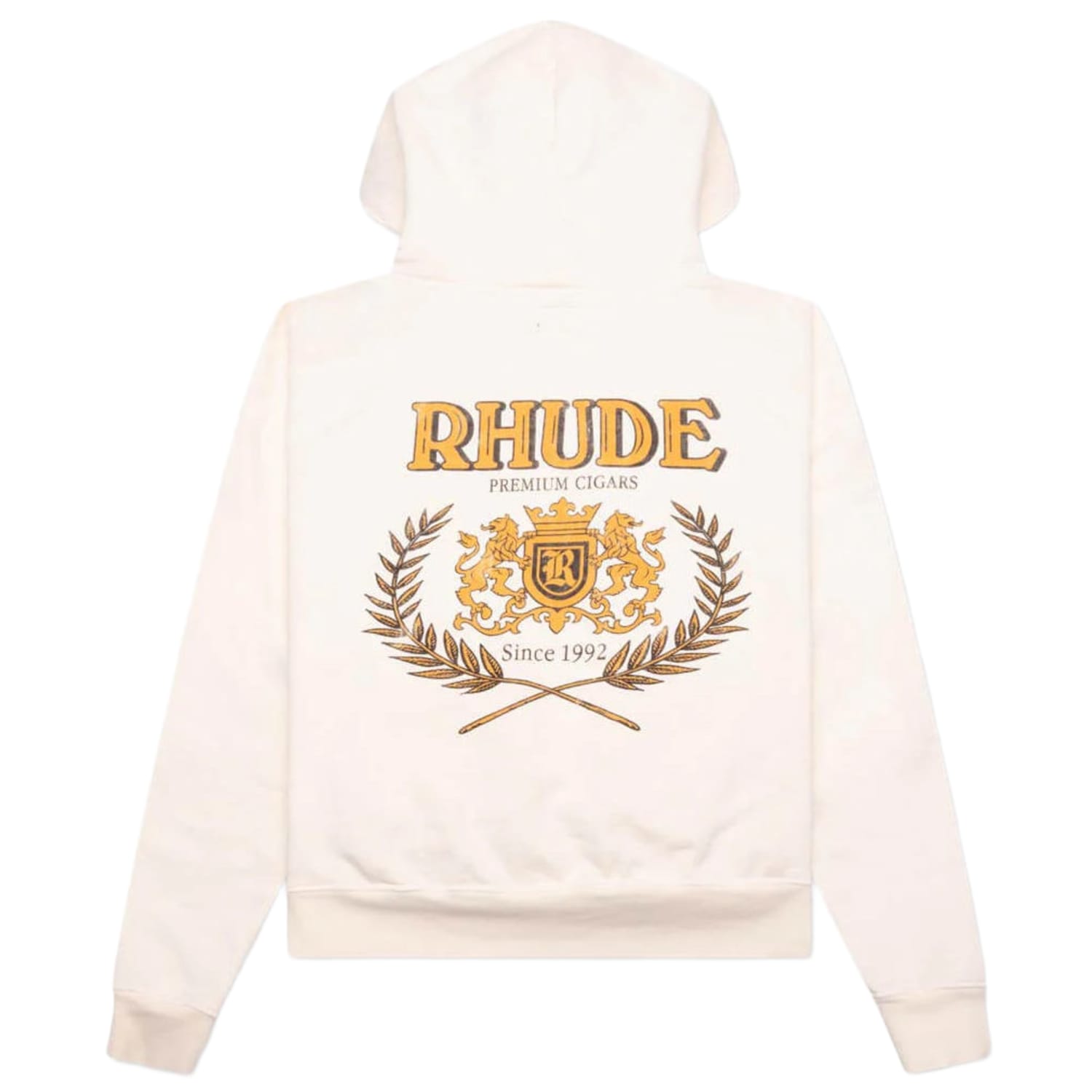 Rhude Cresta Cigar Hoodie Vintage White