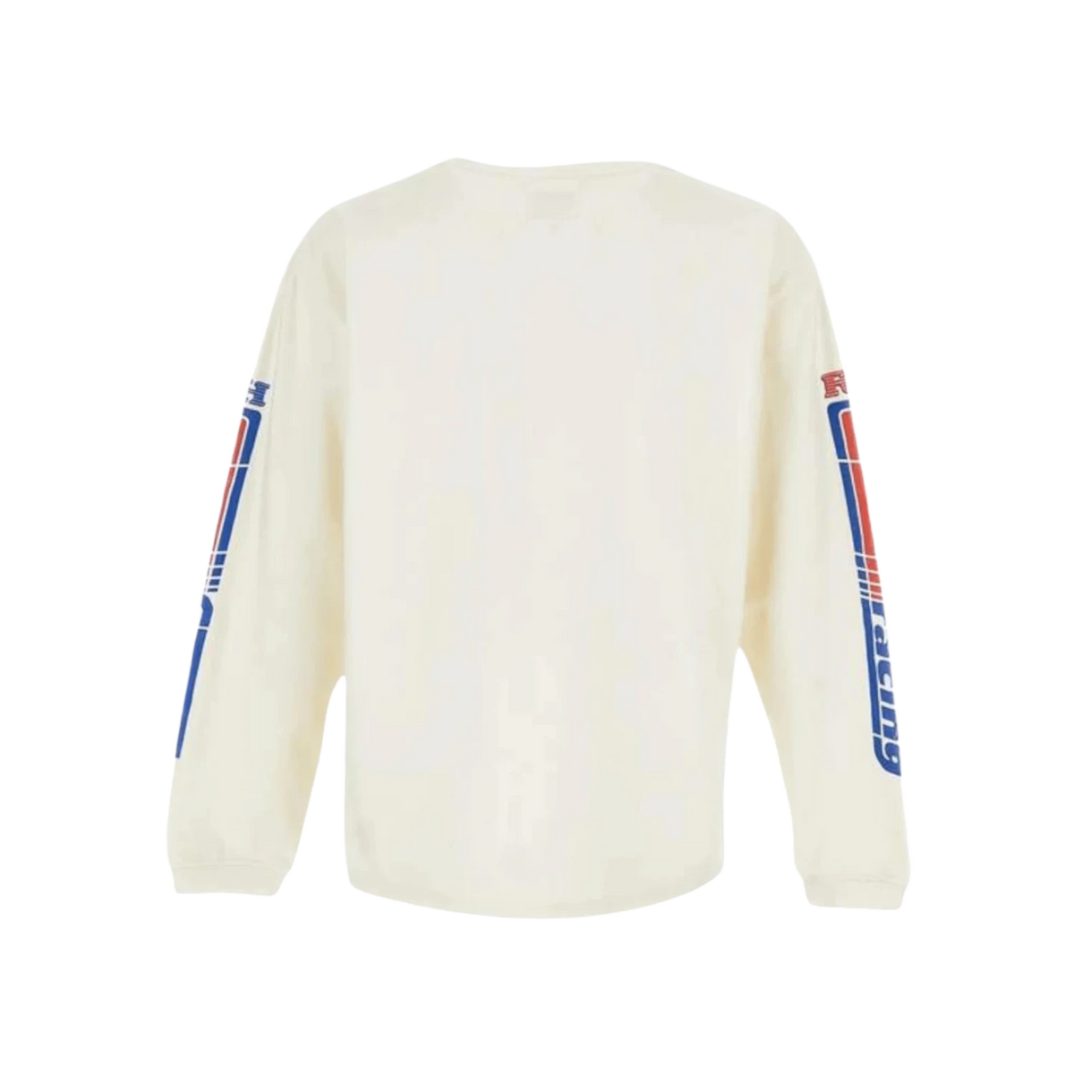 Rhude Split Petrol Logo Mesh L/S Tee Vintage White/Red