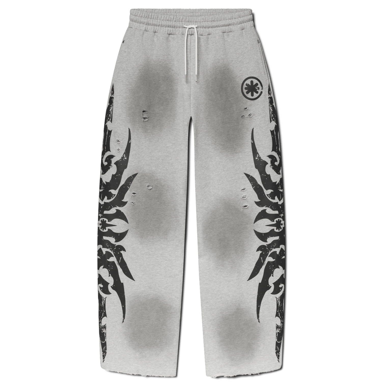 LostShdws Complex Con Exclusive Acid Wash Sweatpants Grey