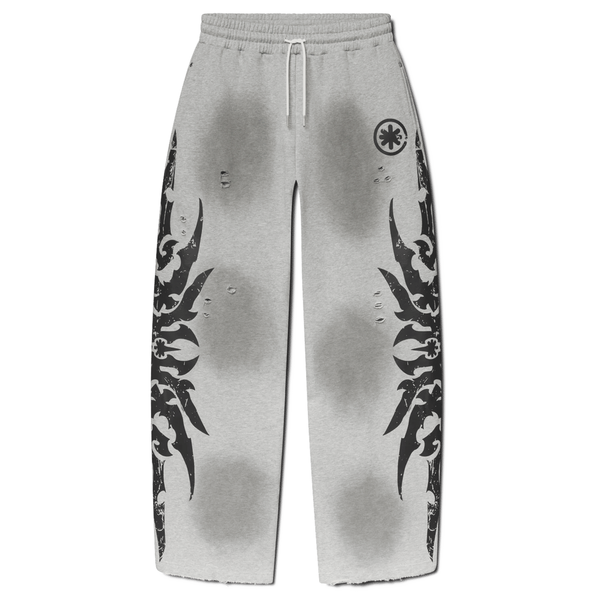 LostShdws Complex Con Exclusive Acid Wash Sweatpants Grey