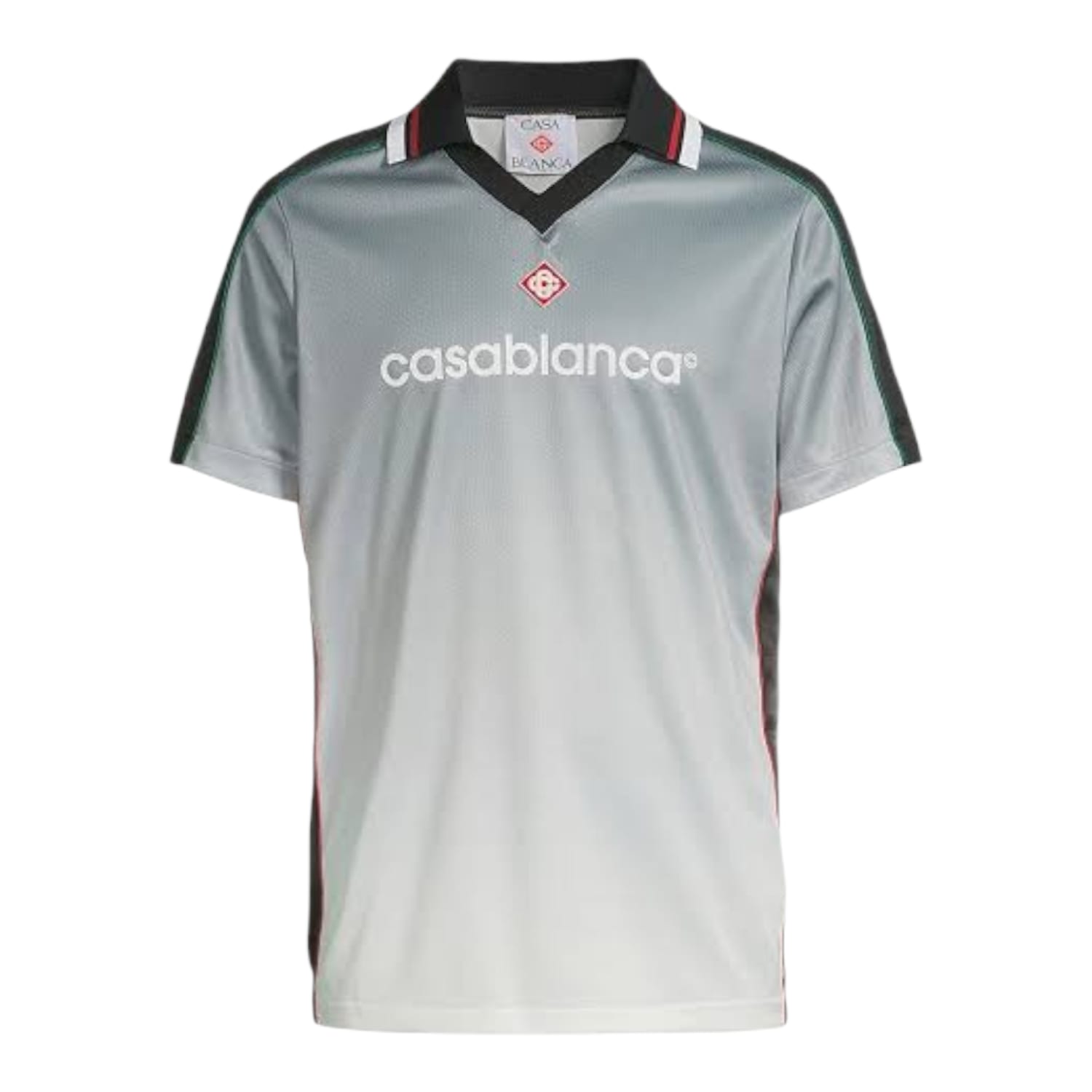 Casablanca Mens Printed Football Top Grey