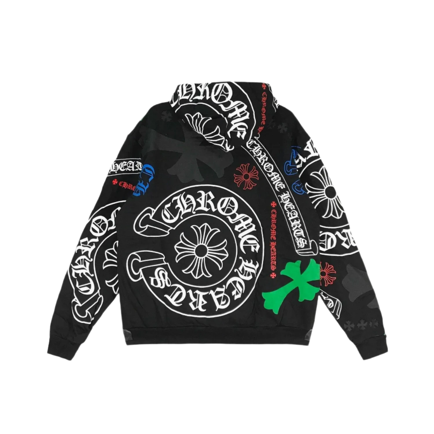 Chrome Hearts Stencil Hoodie Black