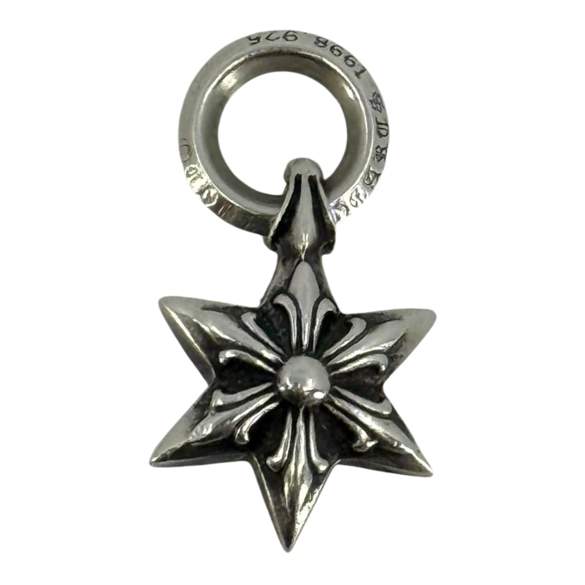 Chrome Hearts Silver Six Point Star Pendant