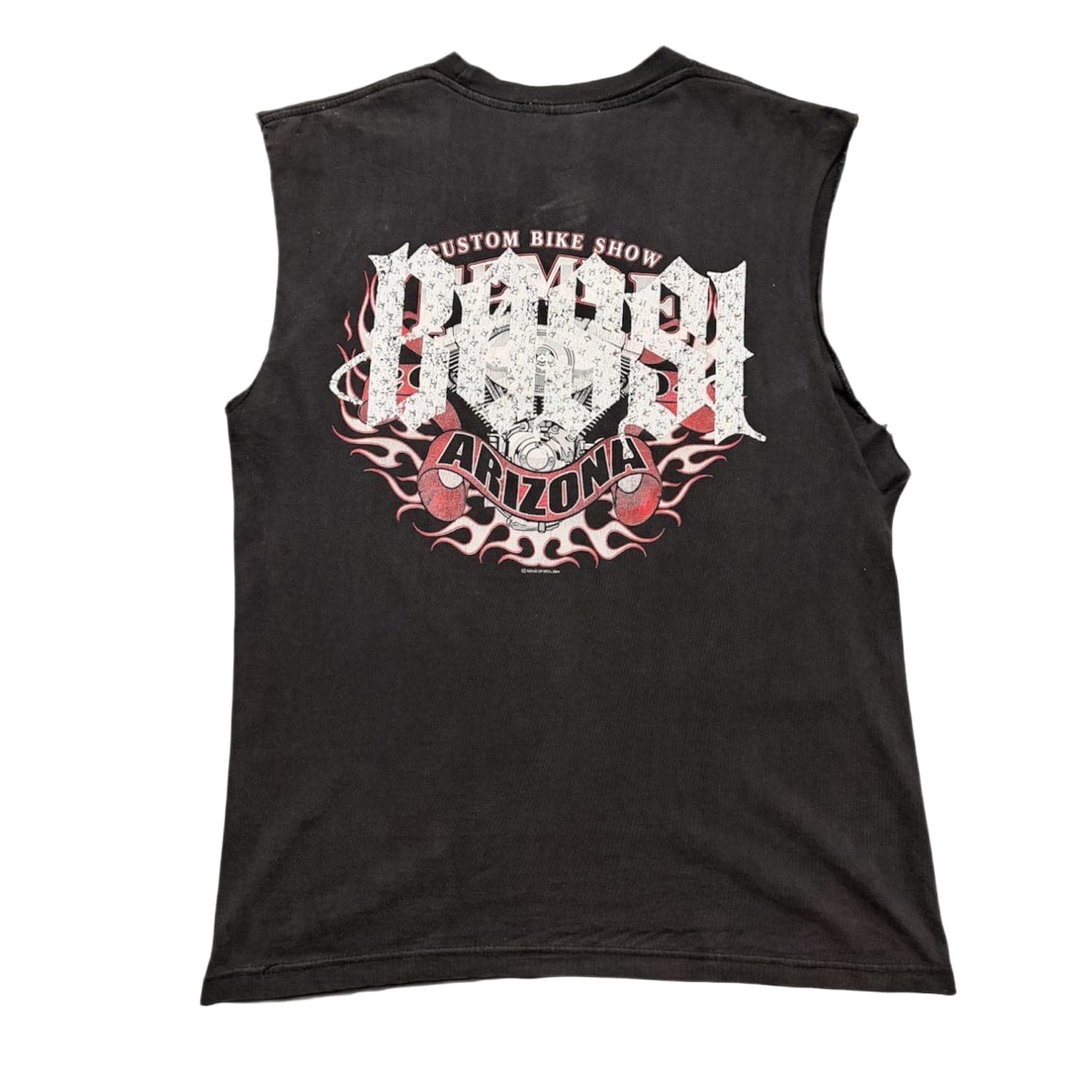 Bossi Custom Bike Show Cut Off Vintage Tee Black