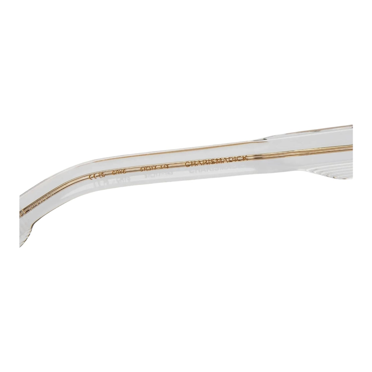 Chrome Hearts Charismadick Crystal/18k Gold Plated Sunglasses