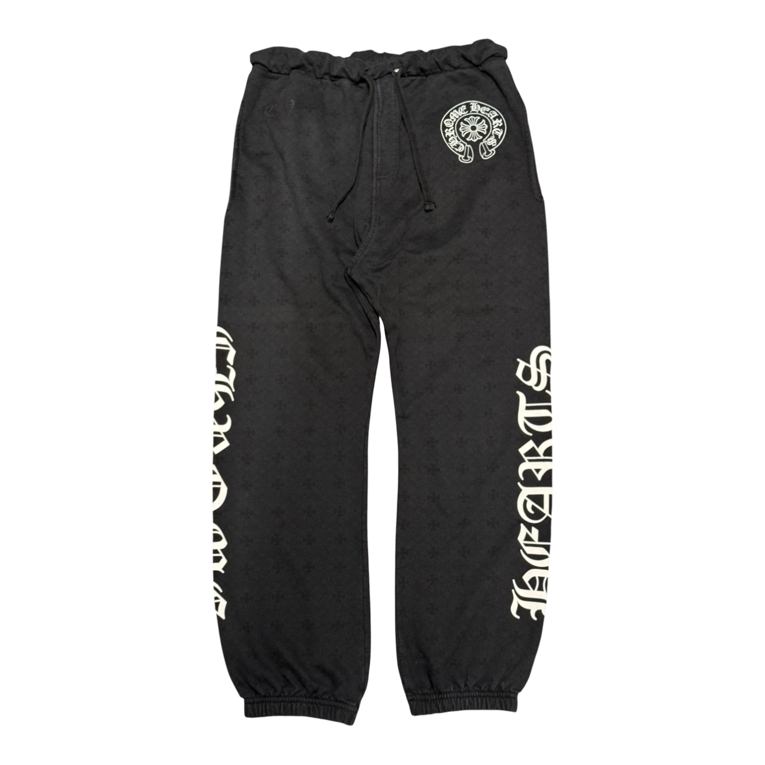 Chrome Hearts Chrome Hearts Plus Cross All Over Print Sweatpants Black