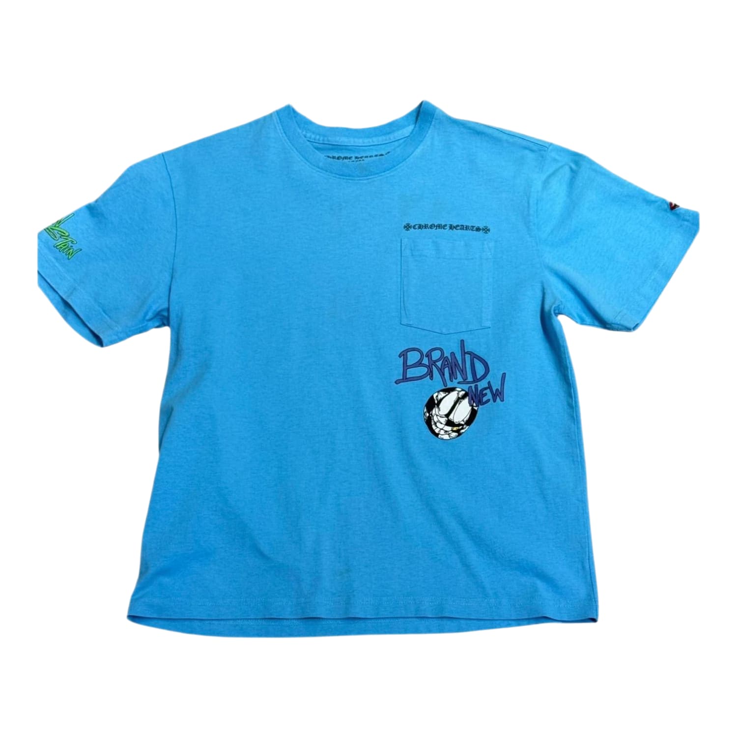 Chrome Hearts Matty Boy Brain New Tee Baby Blue