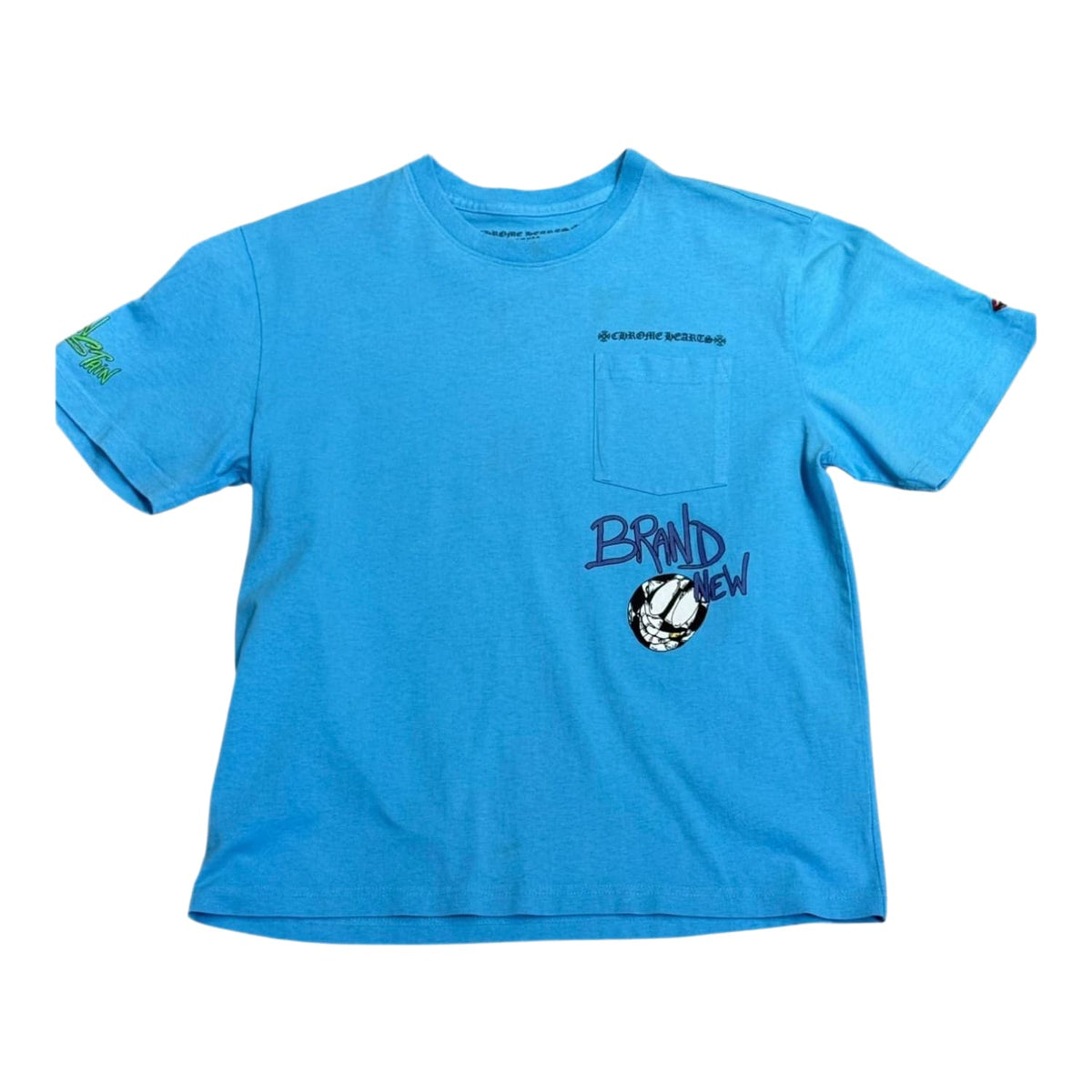 Chrome Hearts Matty Boy Brain New Tee Baby Blue