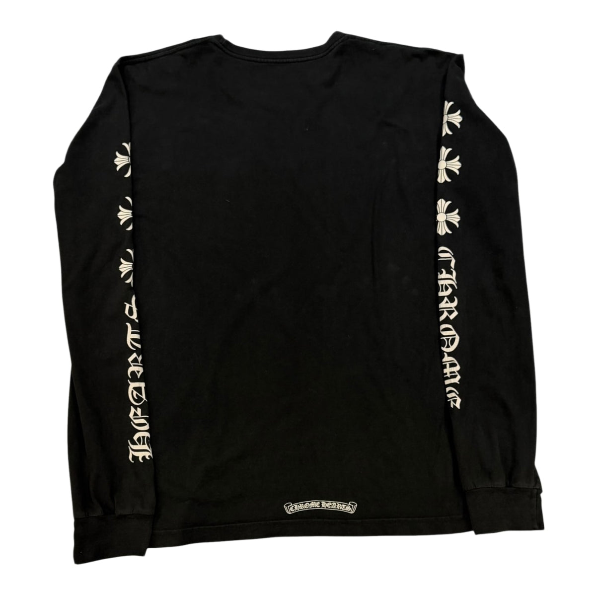 Chrome Hearts Plus Cross Long Sleeve Pocket T-Shirt