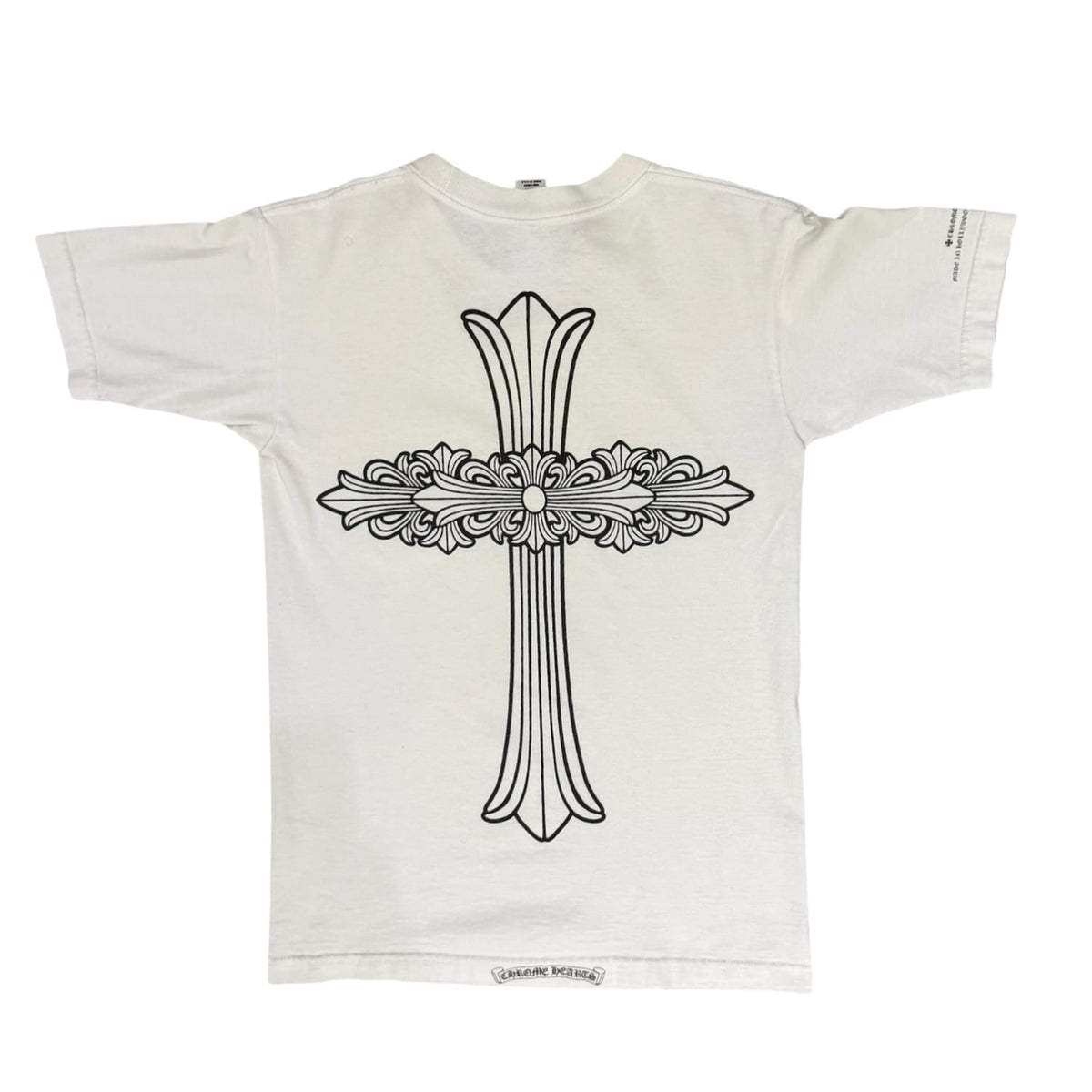 Chrome Hearts Vintage Floral Cross T Shirt White