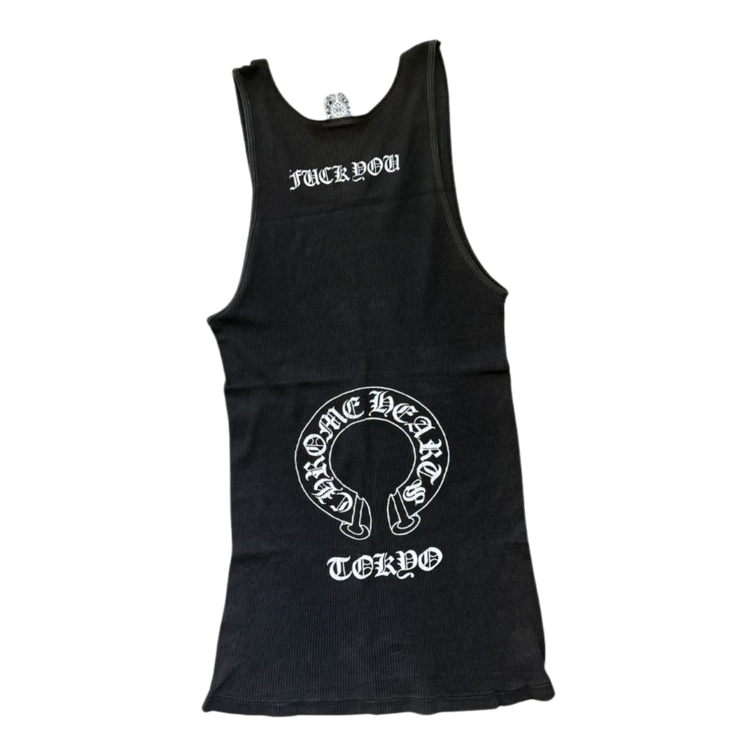 Chrome Hearts Vintage Tokyo Fuck You Tank Top You Black