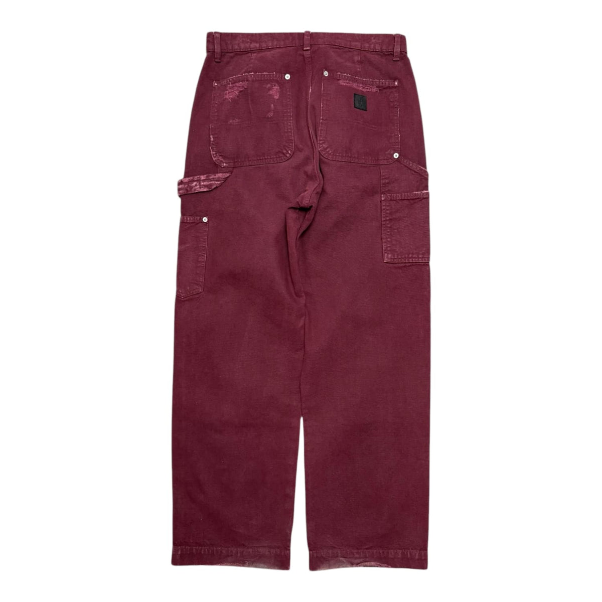 Enfants Riches Déprimés Distressed Carpenter Pants Burgundy