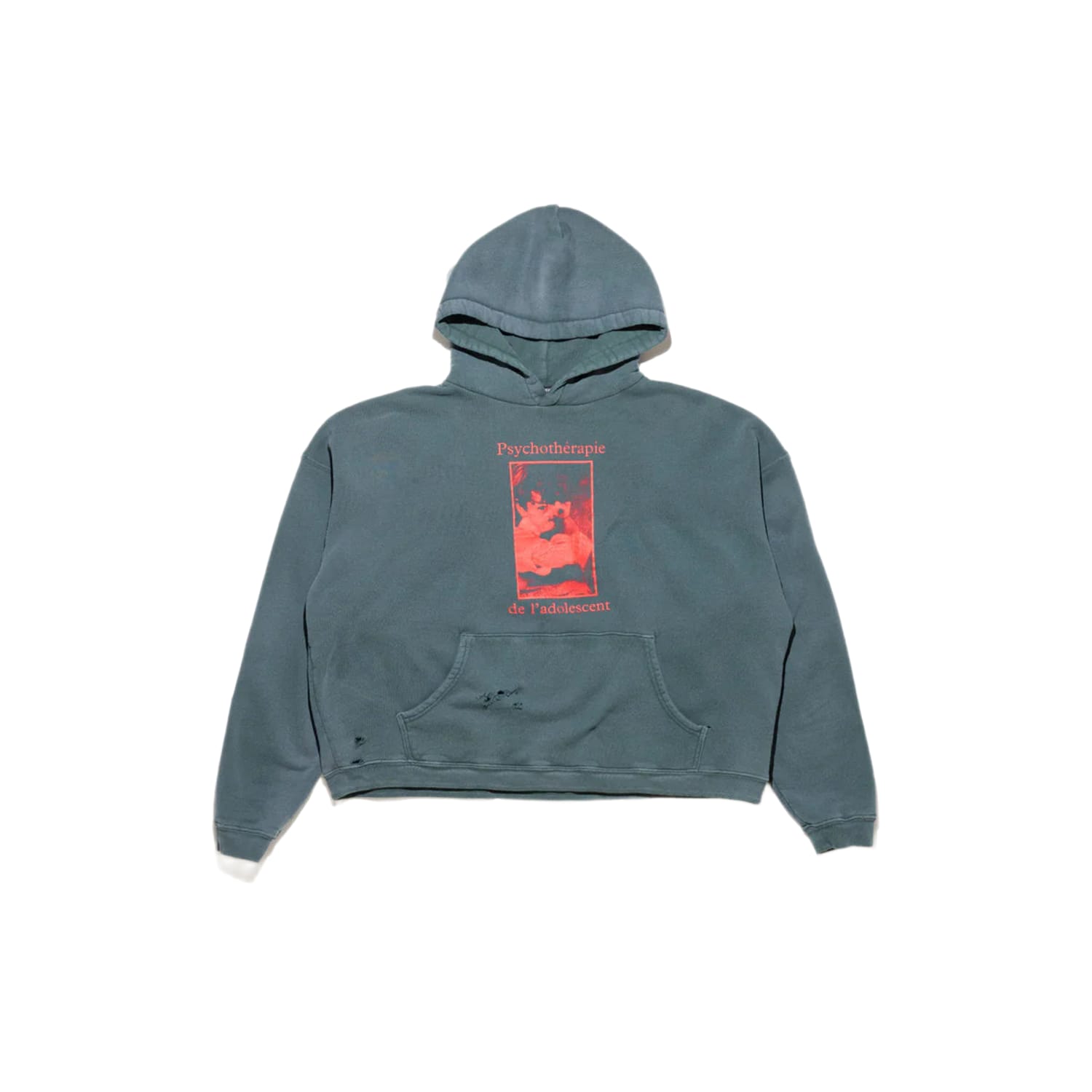 Enfants Riches Déprimés Psychotherapie De L'adolescent Hoodie Antique Green
