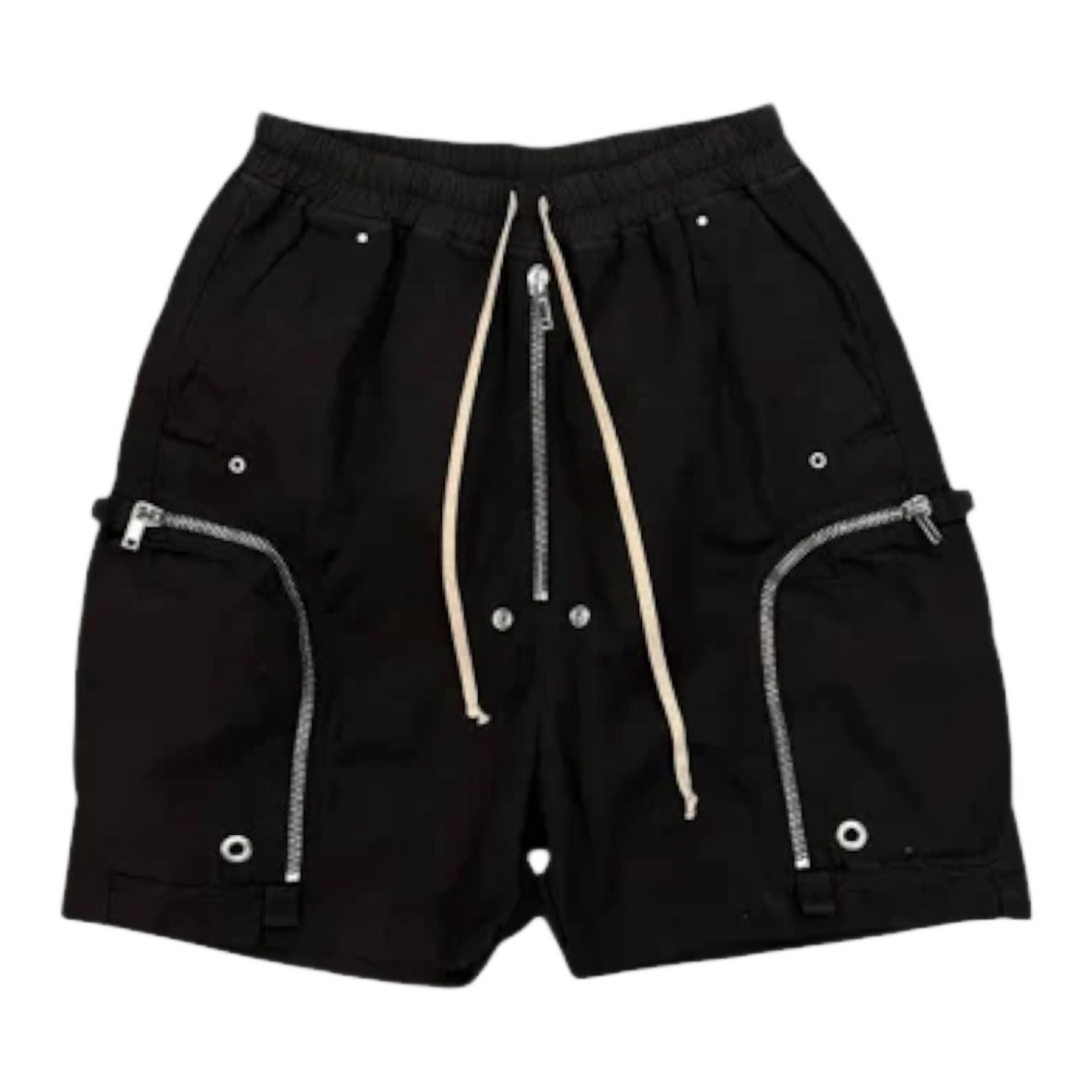 Rick Owens Bauhaus Bela Cargo Shorts Black