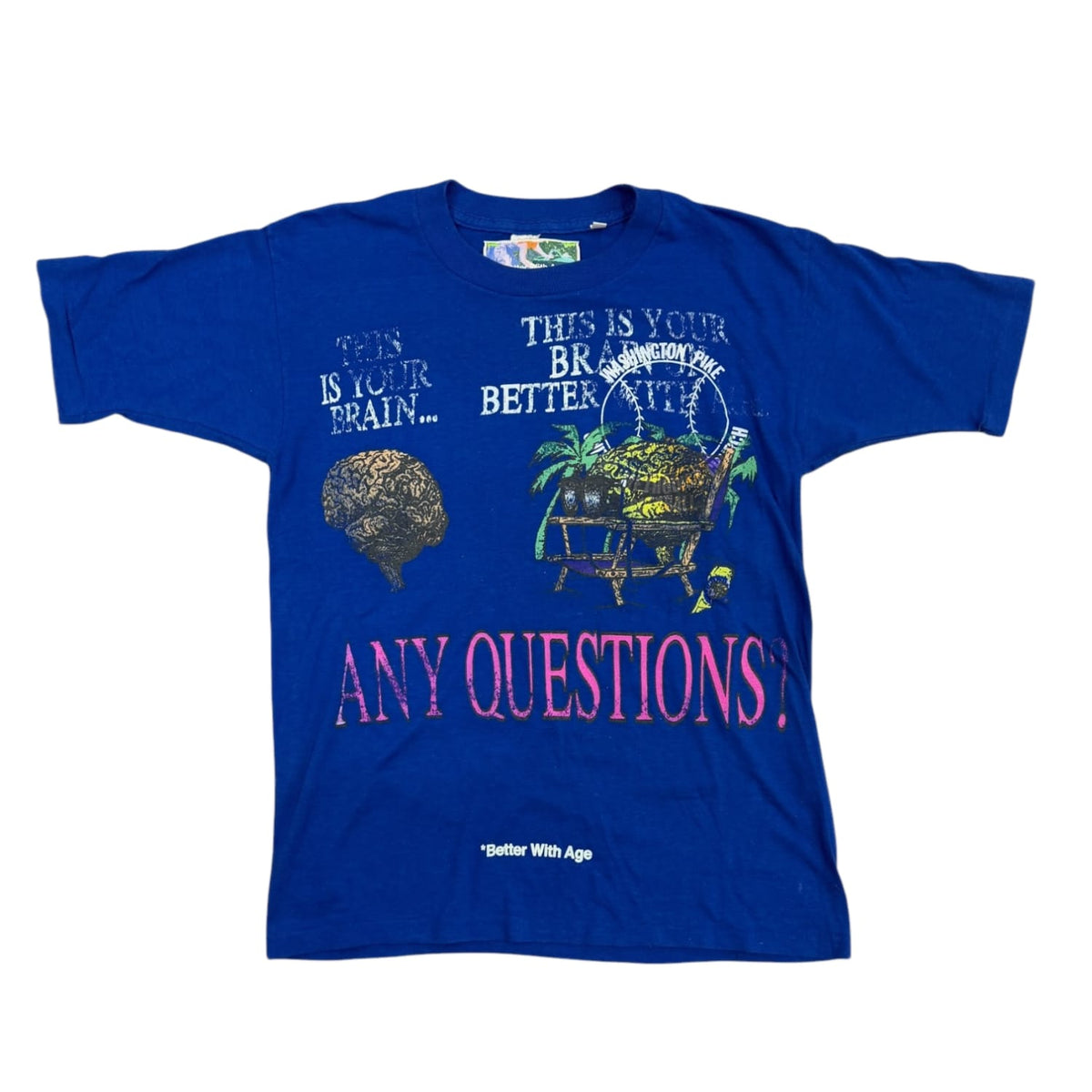 Better With Age Mush Graphic Tee Royal Blue