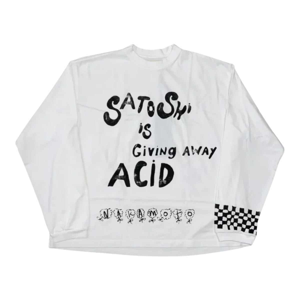 Satoshi Nakamoto Acid Longsleeve