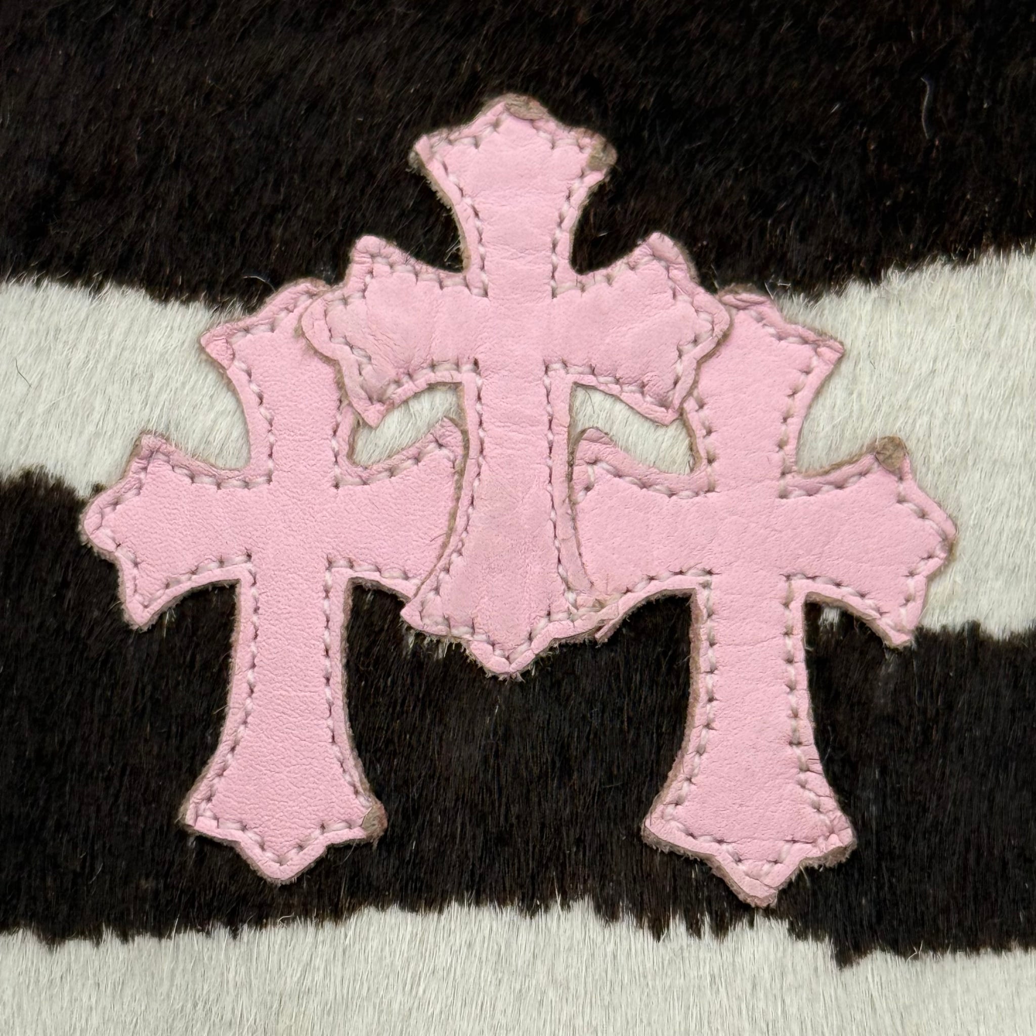 Chrome Hearts Zebra Phone Pouch Mini Bag Pink