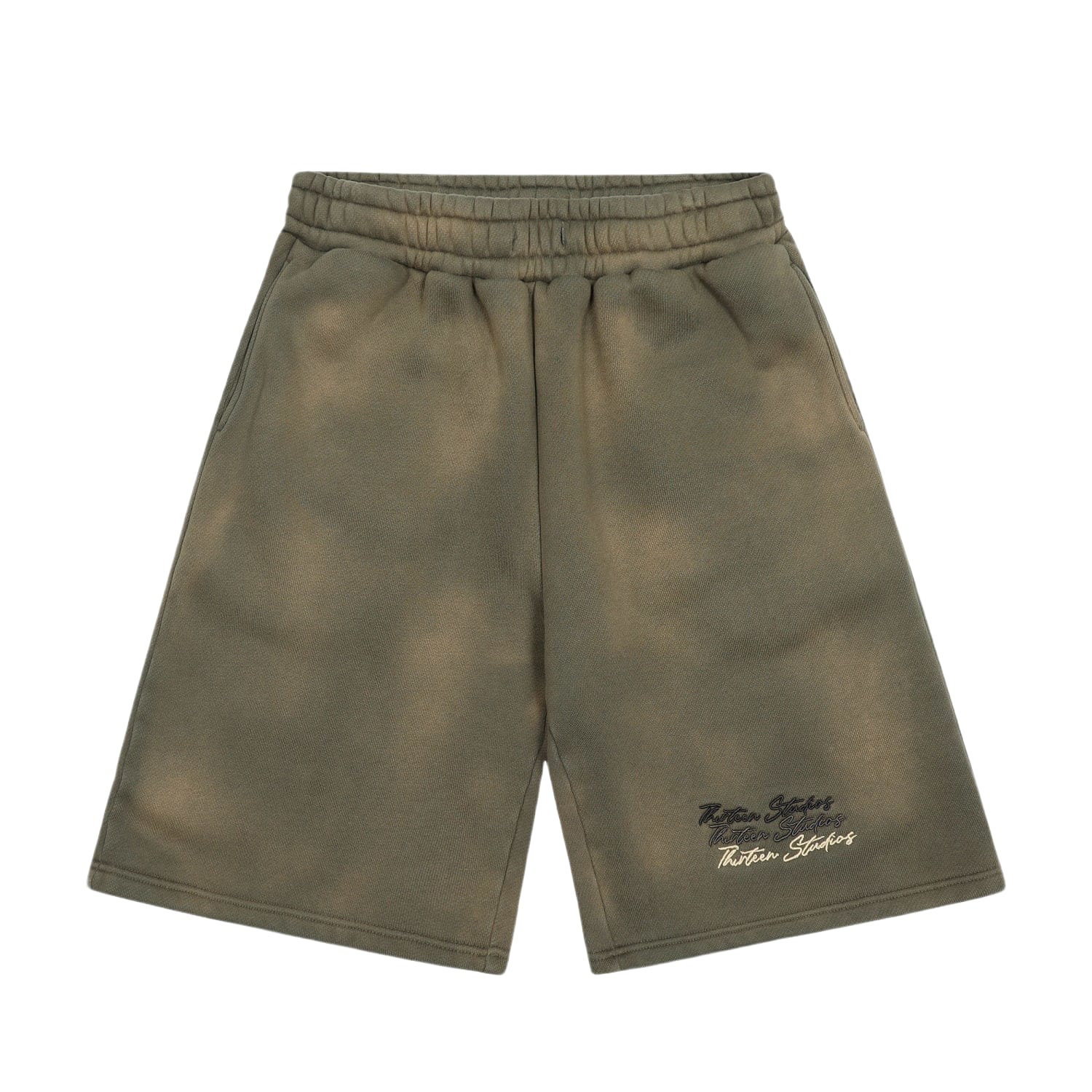 Thirteen Studios Faded Green Shorts