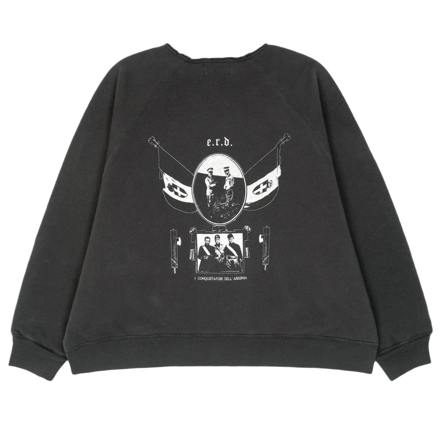 Enfants Riches Déprimés Architettura Di Mussolini Lined Raglan Sweatshirt