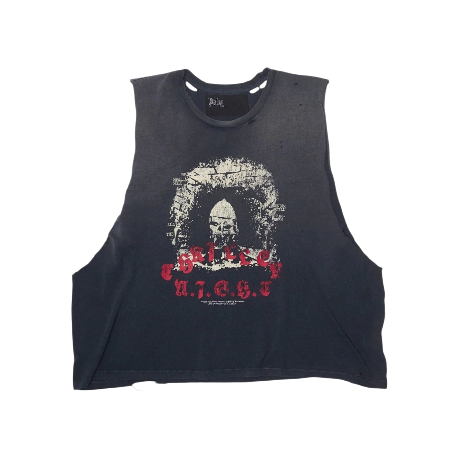 Paly Hollywood Thriller Night Cut Off Tee Black